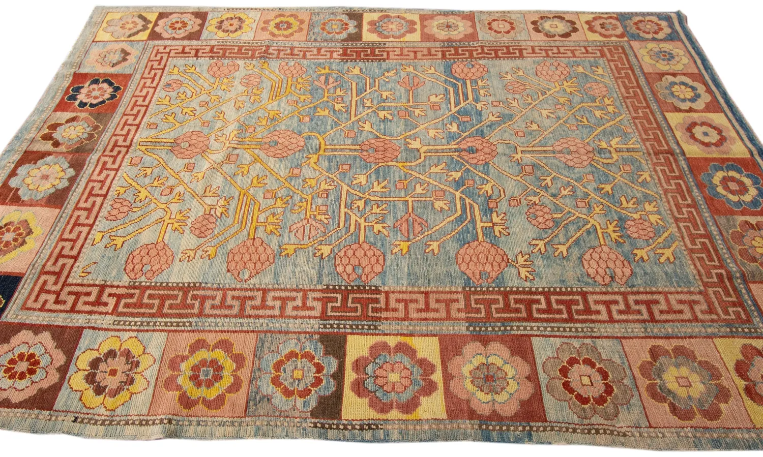 Vintage Persian Khotan Rug 4 Vintage Persian Khotan Rug