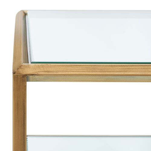 Elisha Mirrored Coffee Table, Bronze 3 Elisha Mirrored Coffee Table, Bronze