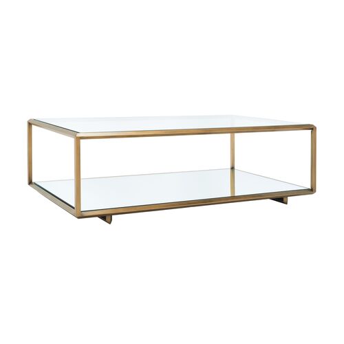 Elisha Mirrored Coffee Table, Bronze 6 Elisha Mirrored Coffee Table, Bronze