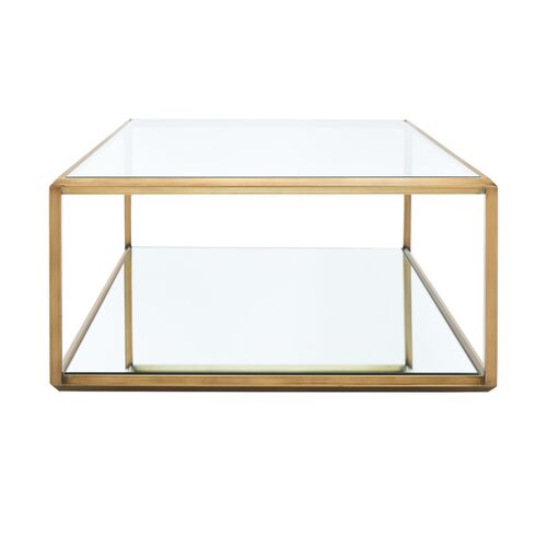 Elisha Mirrored Coffee Table, Bronze 7 Elisha Mirrored Coffee Table, Bronze