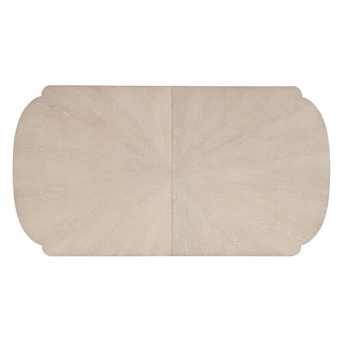 Nouveau Chic Rectangular Extension Dining Table, Sandstone 4 Nouveau Chic Rectangular Extension Dining Table, Sandstone