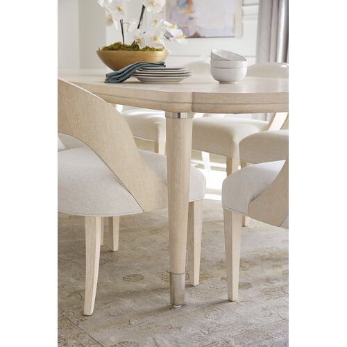 Nouveau Chic Rectangular Extension Dining Table, Sandstone 8 Nouveau Chic Rectangular Extension Dining Table, Sandstone