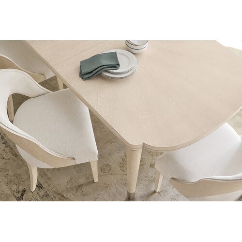 Nouveau Chic Rectangular Extension Dining Table, Sandstone 9 Nouveau Chic Rectangular Extension Dining Table, Sandstone