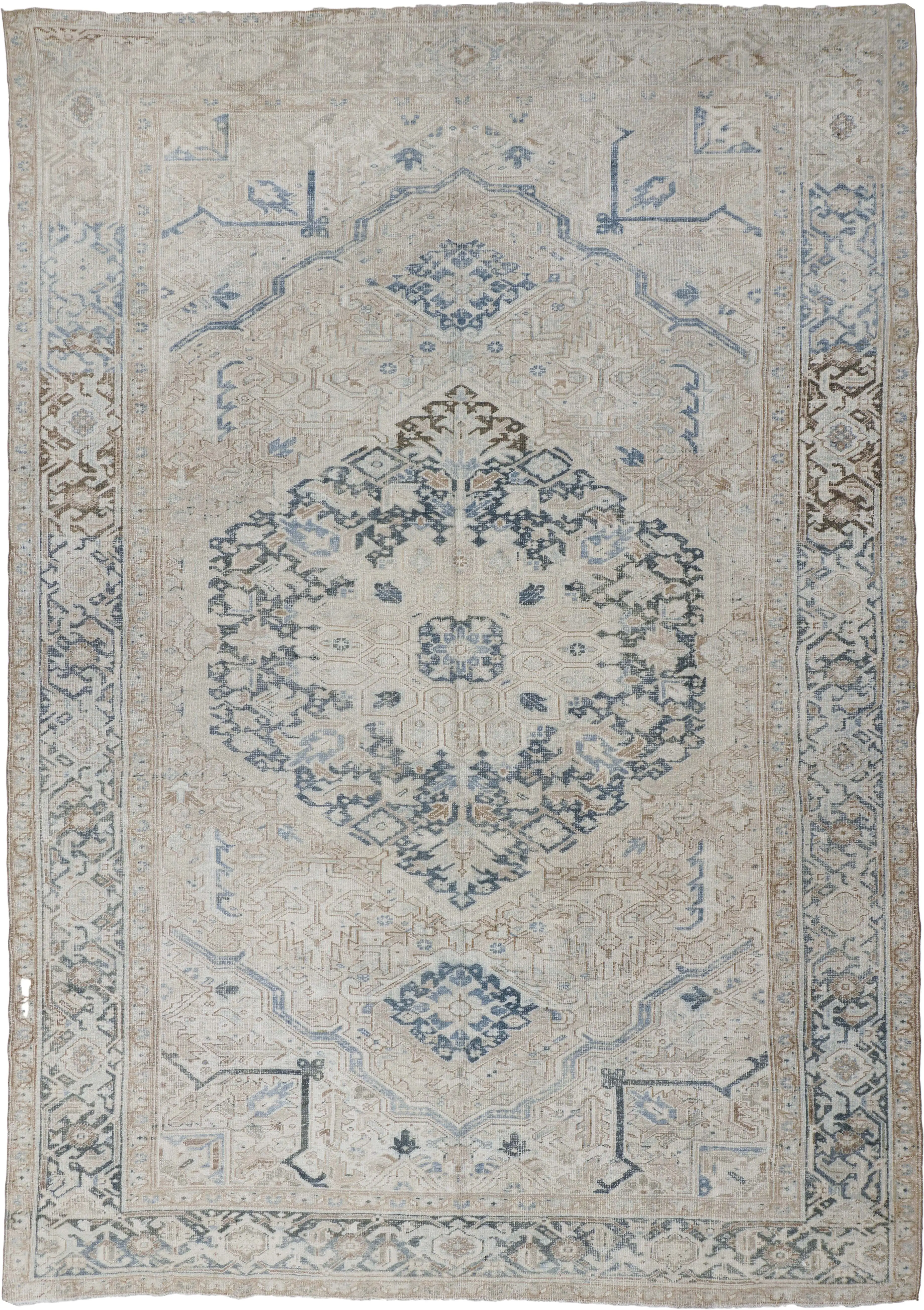 Turkish Oushak Rug 4'4 X 7' 1 Turkish Oushak Rug 4'4 X 7'