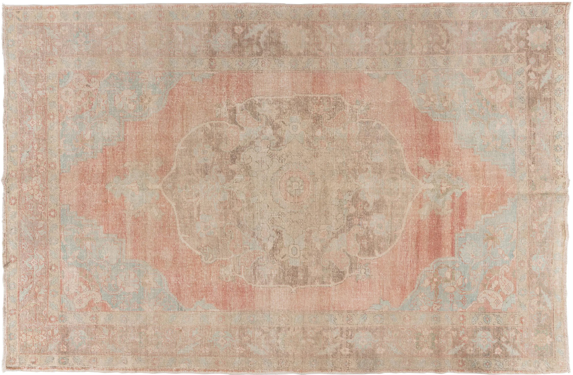 Turkish Oushak Rug, 7'5 X 11'2 1 Turkish Oushak Rug, 7'5 X 11'2