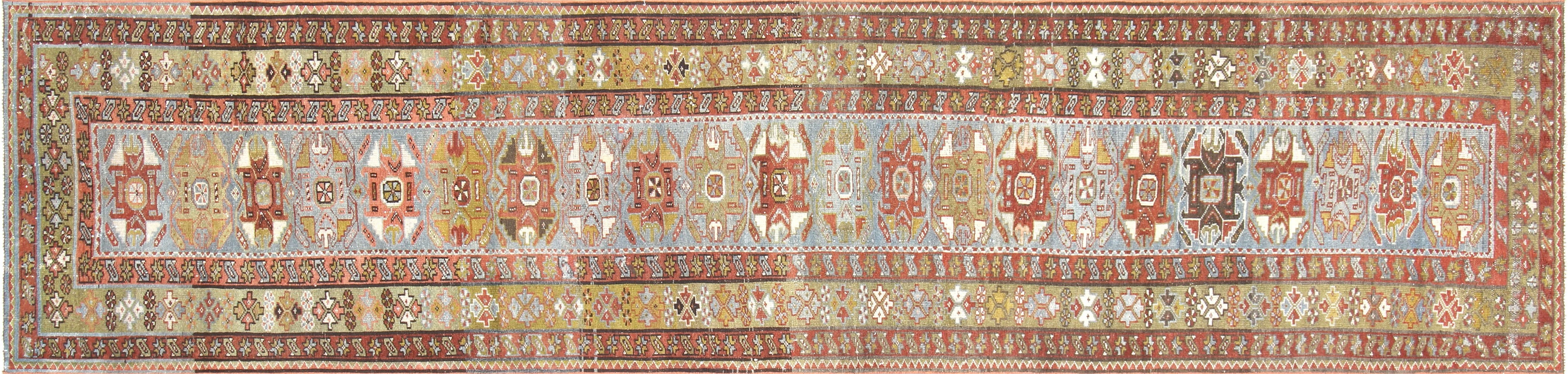 3'1"x13' 1920s Persian Malayer Runner 1 3'1"x13' 1920s Persian Malayer Runner