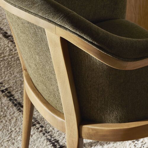 Serena Dining Chair, Sutton Olive Performance 11 Serena Dining Chair, Sutton Olive Performance