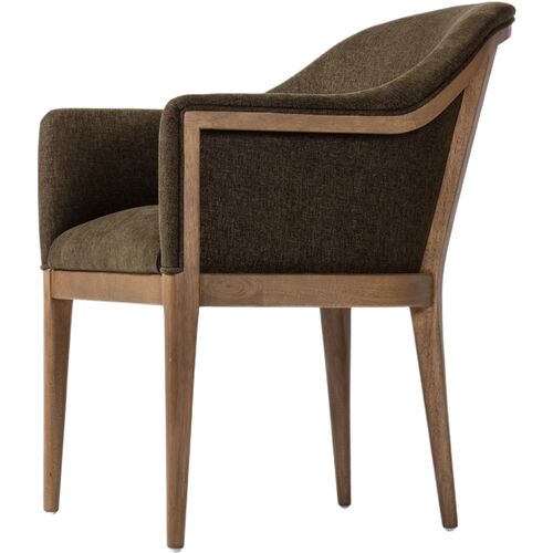 Serena Dining Chair, Sutton Olive Performance 2 Serena Dining Chair, Sutton Olive Performance