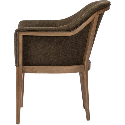 Serena Dining Chair, Sutton Olive Performance 4 Serena Dining Chair, Sutton Olive Performance