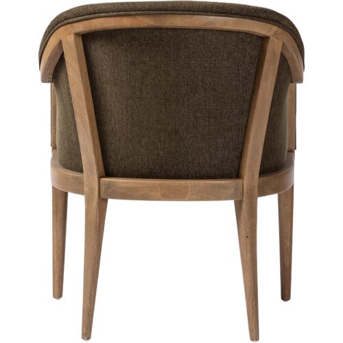 Serena Dining Chair, Sutton Olive Performance 5 Serena Dining Chair, Sutton Olive Performance