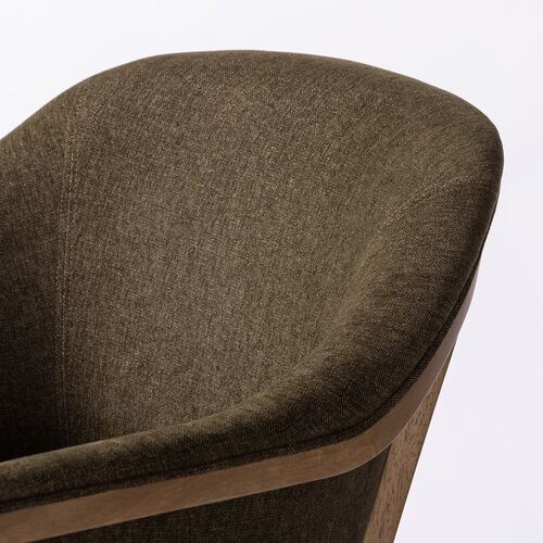 Serena Dining Chair, Sutton Olive Performance 6 Serena Dining Chair, Sutton Olive Performance