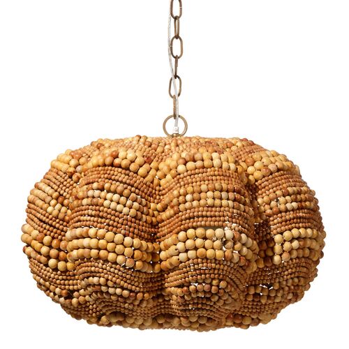 Clamshell Beeded Chandelier 1 Clamshell Beeded Chandelier