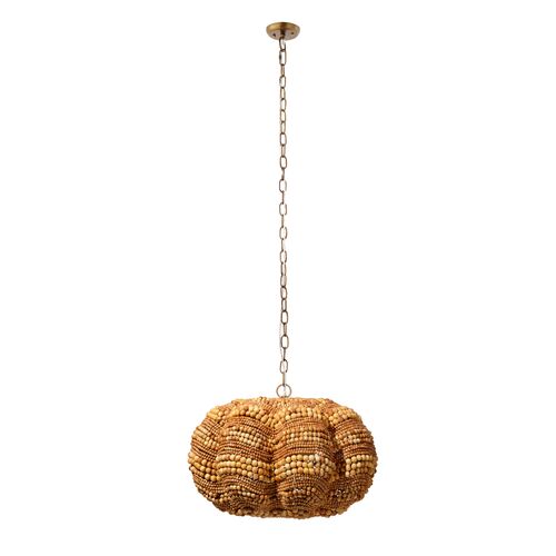 Clamshell Beeded Chandelier 5 Clamshell Beeded Chandelier