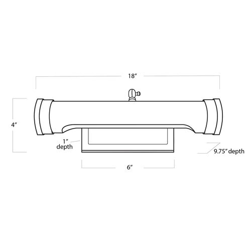 Tate Picture Light, Medium 6 Tate Picture Light, Medium