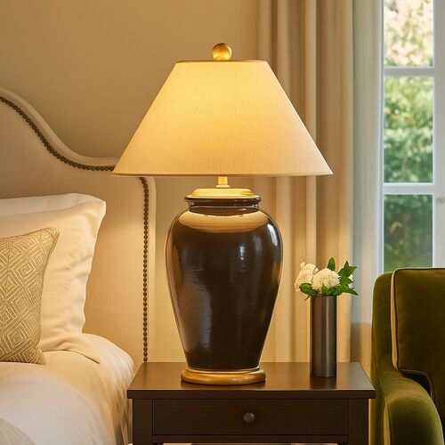 Rowan Large Table Lamp, Chocolate 4 Rowan Large Table Lamp, Chocolate