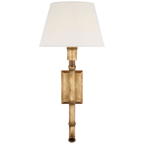 Alana 27" Curved Tail Bamboo Wall Sconce