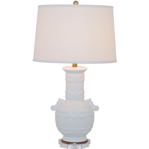 Dynasty Table Lamp, White 2 Dynasty Table Lamp, White