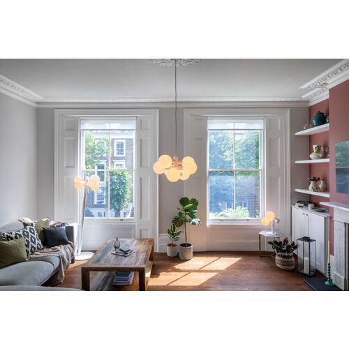 Echo Chandelier, Matte White 10 Echo Chandelier, Matte White