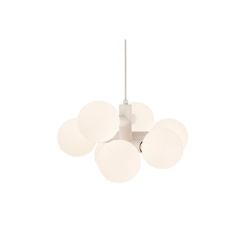 Echo Chandelier, Matte White 5 Echo Chandelier, Matte White