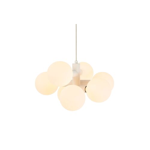 Echo Chandelier, Matte White 7 Echo Chandelier, Matte White