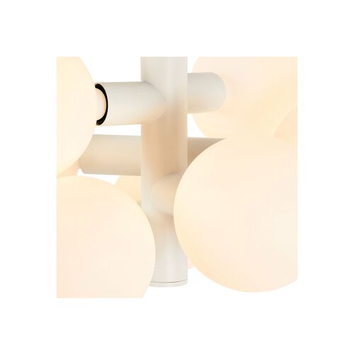 Echo Chandelier, Matte White 8 Echo Chandelier, Matte White