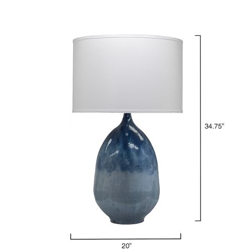 Twilight Table Lamp, Blue Ombre 4 Twilight Table Lamp, Blue Ombre