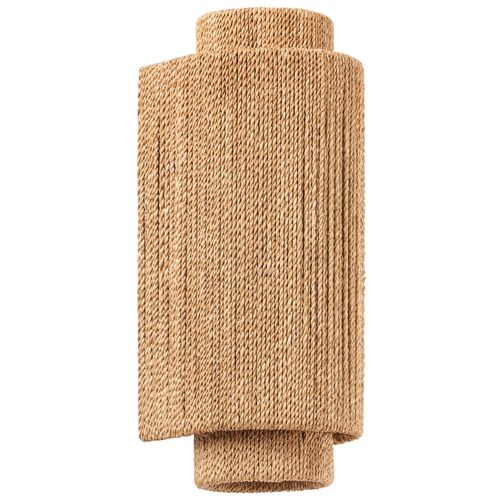 Neris Wall Sconce, Natural Abaca Cord 1 Neris Wall Sconce, Natural Abaca Cord