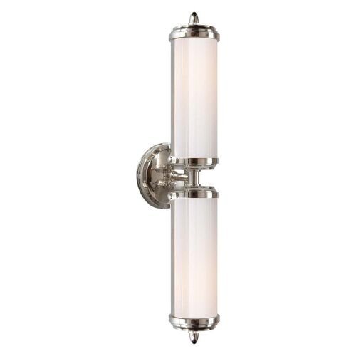 Merchant 2-Light Sconce, Chrome 1 Merchant 2-Light Sconce, Chrome