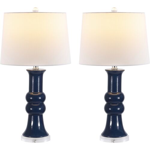 S/2 Lexi Ceramic Table Lamps 3 S/2 Lexi Ceramic Table Lamps