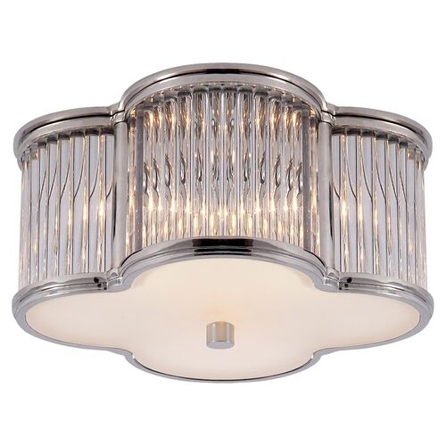 Basil Metal Flush Mount 1 Basil Metal Flush Mount