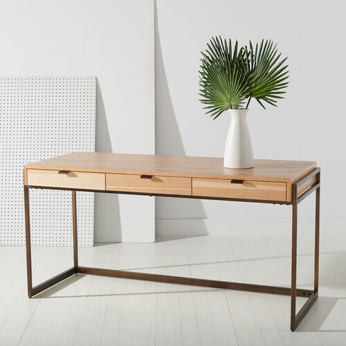 Merrick Writing Desk, Walnut 2 Merrick Writing Desk, Walnut