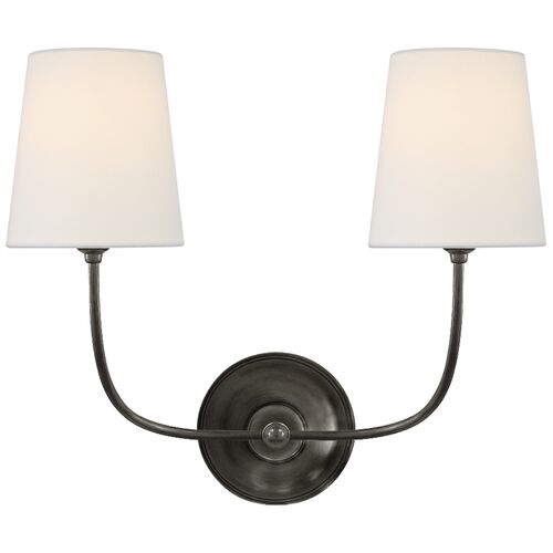 Vendome Double Sconce, Bronze 1 Vendome Double Sconce, Bronze