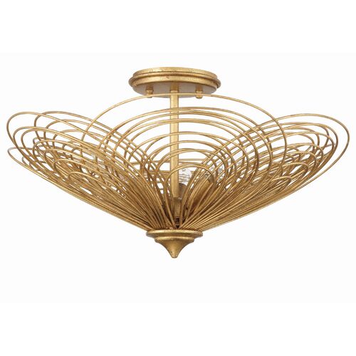 Doral 3 Light Semi Flush Mount 1 Doral 3 Light Semi Flush Mount
