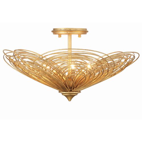 Doral 3 Light Semi Flush Mount 2 Doral 3 Light Semi Flush Mount