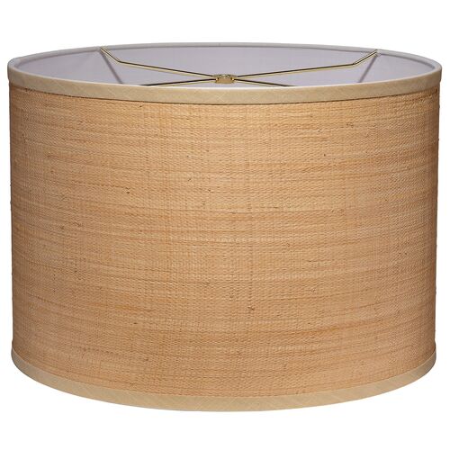Drum Raffia Shade, Natural