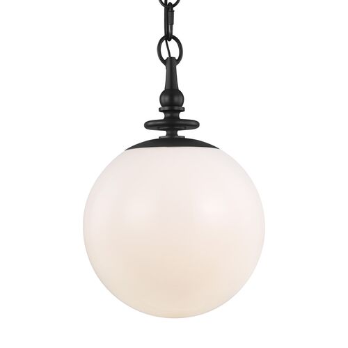 Capri Medium Globe Pendant, Aged Iron 2 Capri Medium Globe Pendant, Aged Iron
