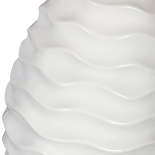 Escondido Wave Ceramic Table Lamp, White 5 Escondido Wave Ceramic Table Lamp, White