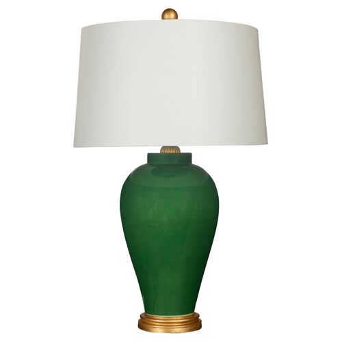 Emerald Bossa Nova Table Lamp, Green 1 Emerald Bossa Nova Table Lamp, Green