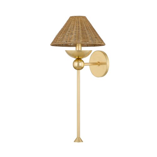 Perilla Wicker Wall Sconce 1 Perilla Wicker Wall Sconce