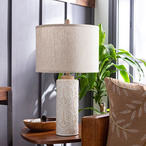 Esben Table Lamp, Off-White 4 Esben Table Lamp, Off-White