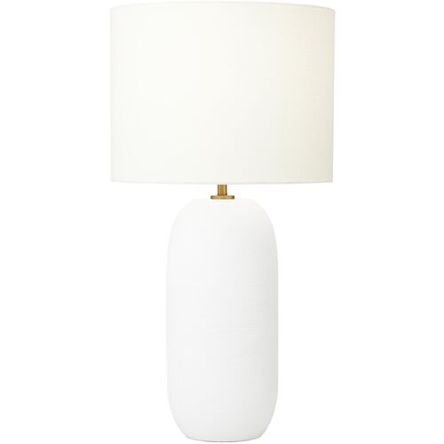 Fanny Slim Ceramic Table Lamp, Matte White 1 Fanny Slim Ceramic Table Lamp, Matte White
