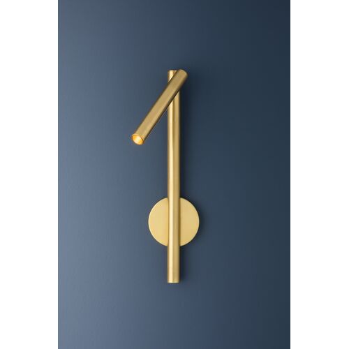 Olan Wall Sconce, Aged Brass 6 Olan Wall Sconce, Aged Brass