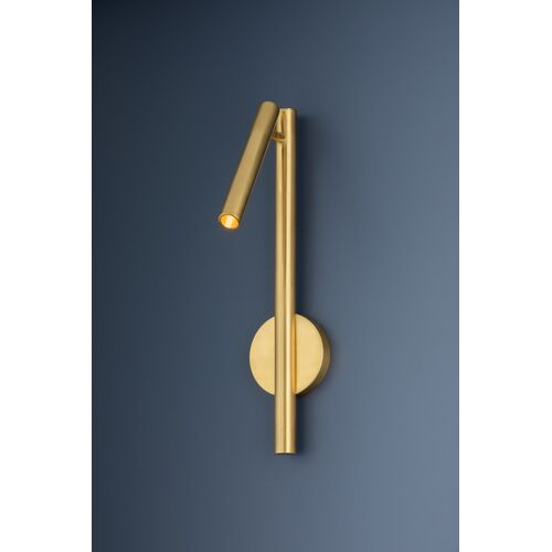 Olan Wall Sconce, Aged Brass 7 Olan Wall Sconce, Aged Brass