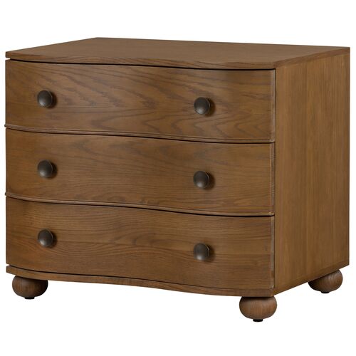 Carter Nightstand, Toasted Oak 1 Carter Nightstand, Toasted Oak