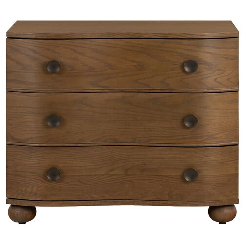 Carter Nightstand, Toasted Oak 3 Carter Nightstand, Toasted Oak