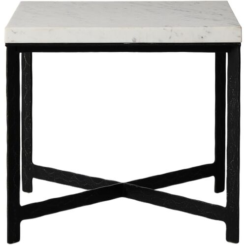 Oakley End Table, Iron/Marble 6 Oakley End Table, Iron/Marble