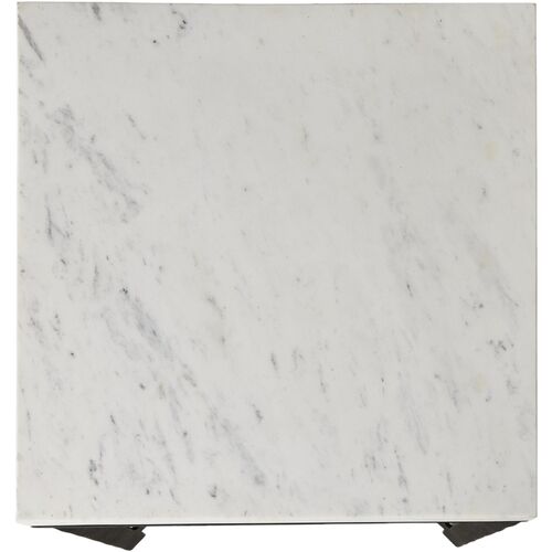 Oakley End Table, Iron/Marble 7 Oakley End Table, Iron/Marble