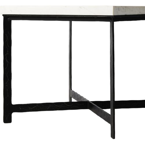 Oakley End Table, Iron/Marble 9 Oakley End Table, Iron/Marble