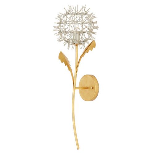Dandelion Wall Sconce, Silver/Gold 1 Dandelion Wall Sconce, Silver/Gold