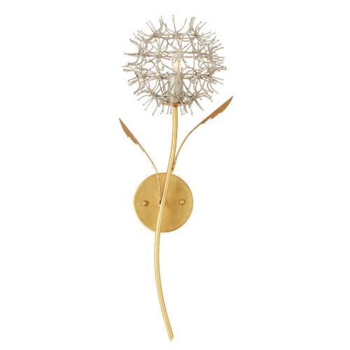 Dandelion Wall Sconce, Silver/Gold 3 Dandelion Wall Sconce, Silver/Gold
